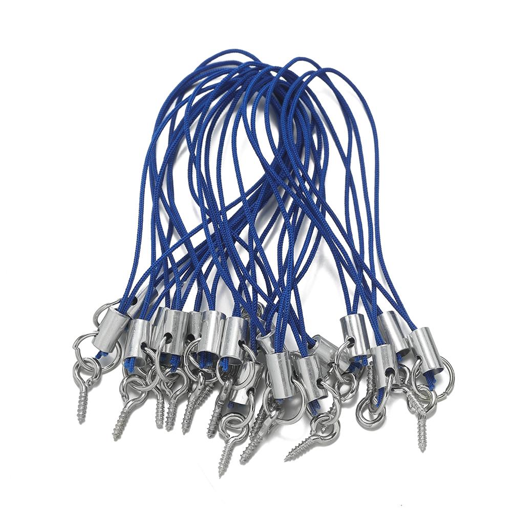 20/50pcs Lanyard Lariat Strap Cord With Eye Pins Screw Colour Strap Charm Cord Rope Keychains Hooks Mobile Phone DIY Accessories