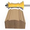 1Pc Mitered Drawer Front Molding Router Bit Door Handrail Line Tenon Cutter For Wood Tools - 8mm 12mm 1/2inch Shank