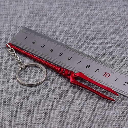 QQLADY Neon Genesis Evangelion Spear of Longinus and Spear of Gaius Keychains, Set of 2, Alloy, Anime, Movie, Game, Cute, Unofficial, Fan Gift, Anti-L
