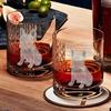 Whiskey Ice Mold Silicone Novelty French Bulldog Ice Mold 9-Grids Easy Release Food Grade Drink Iceblock Maker For Making Drink
