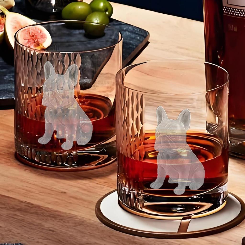 Whiskey Ice Mold Silicone Novelty French Bulldog Ice Mold 9-Grids Easy Release Food Grade Drink Iceblock Maker For Making Drink