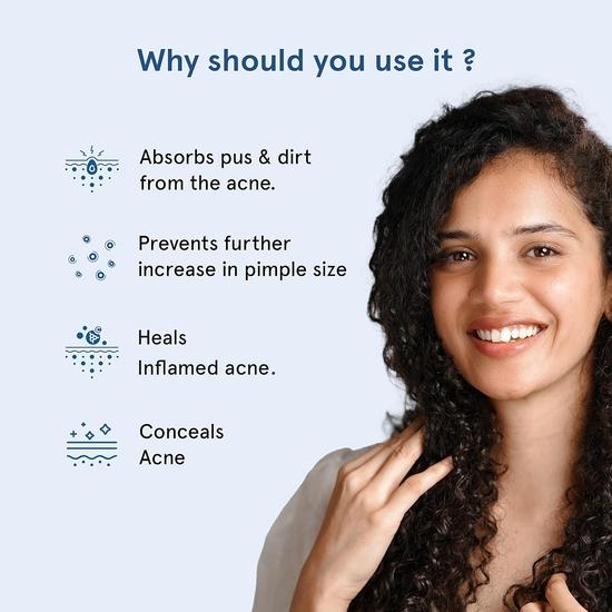 Be Bodywise Akne Pickel Patch für Frauen(24 Punkte | 3 Größen) & 2% Salicylsäure Gesichtswaschgel für Frauen 100ml | Reinigt Ihre Haut porentief und beugt Akne vor