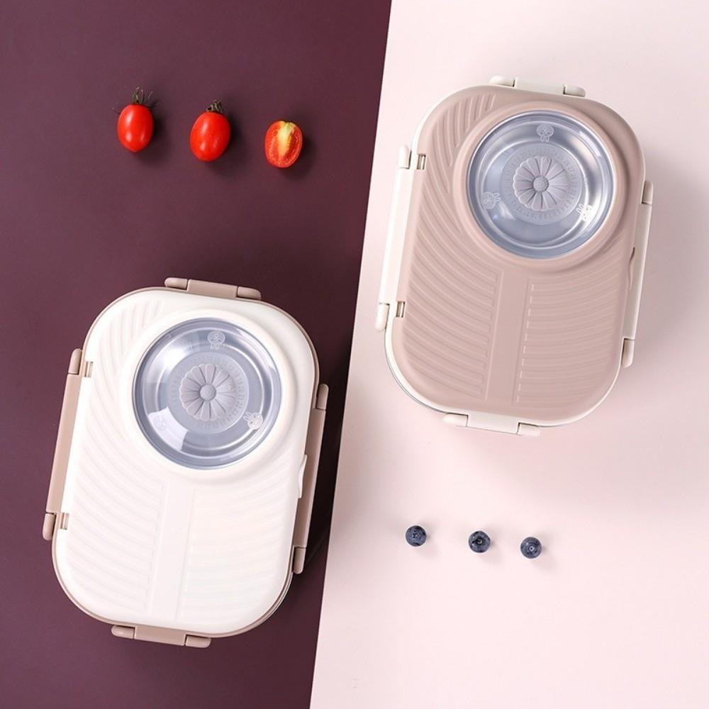 304 Stainless Steel Fresh-keeping Box Leak-proof Food Container Food Storage Box  Camping