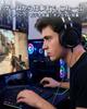 Gaming with 40mm Voice Video Compatible with and PC Headset, Wired, Microphone, 3.5mm Plug, Drivers, Chat, Esports, Teleworking, Conferencing,