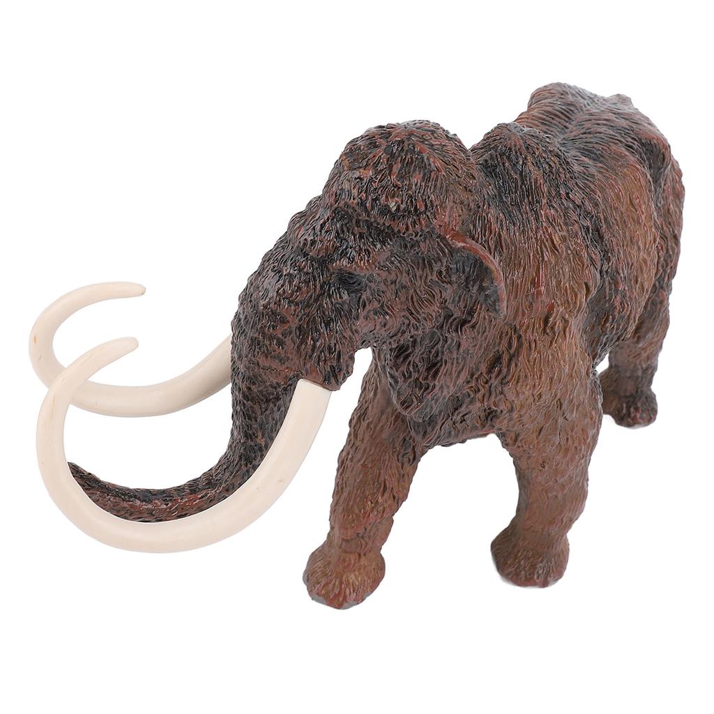 Woolly Mammoth Figurine Simulated Large Elephant Statue Ancient Animal Model Toy for Kids