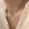 Pearl Necklace Women's Niche Light Luxury Design High-end Fashion Temperament Collarbone Chain Neck Chain Sweater Chain Bead Chain