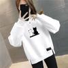 Plus Size Women's Velvet Thick Sweatshirt: Autumn/Winter Loose Fit, Slimming, & Fashionable