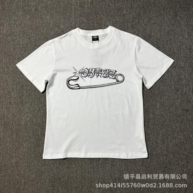 New High Street Corteiz Alcatraz Fun Letter Print Men's and Women's Casual Short Sleeve T-Shirt