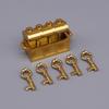 MOC City Treasure Series Set Accessories Building Blocks Gold Ore Silver Crystal Diamond Box Gold Key Dollar Cash Brick Kid Toys