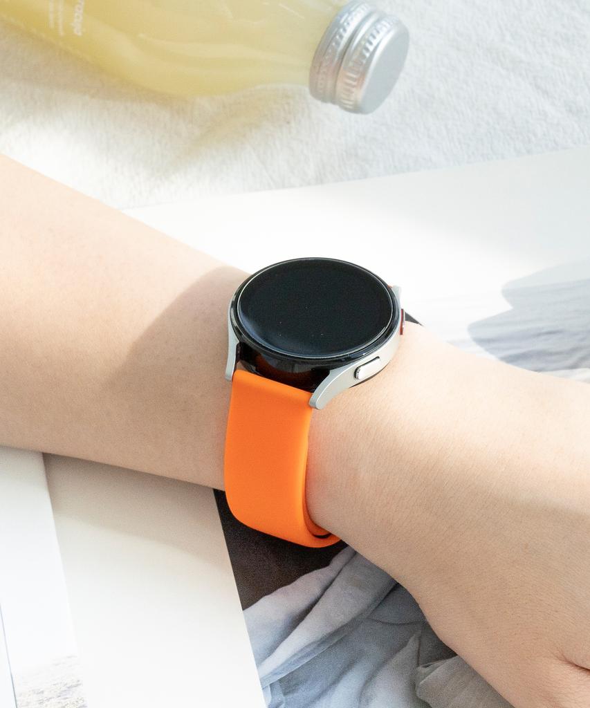 Nuateu [8Color] Galaxy Watch Basic Silicone Strap Band 20/22Mm