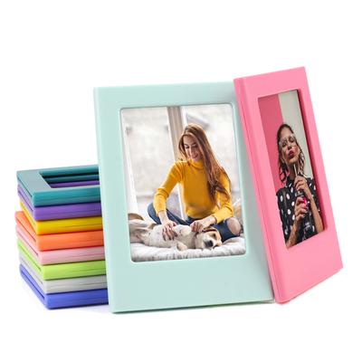 10PCS 3-Inch Magnetic Photo Frame Set Creative DIY Snapshots Display Stand Free Combination Fun Polaroid-Style Picture Holder