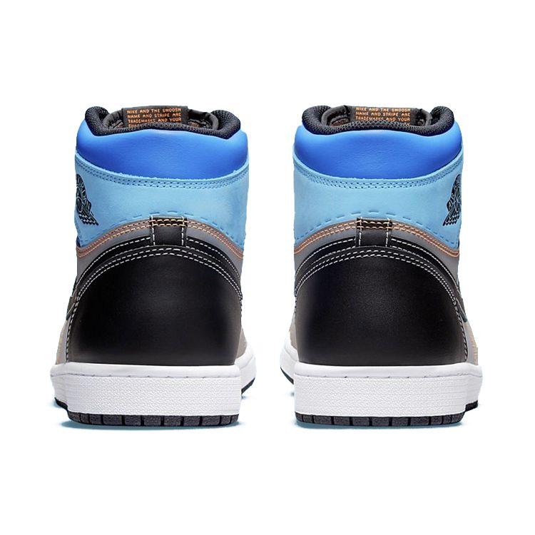 Air Jordan 1 Retro High OG Prototype Men Sneakers Grey White Multi-Color DC6515-100