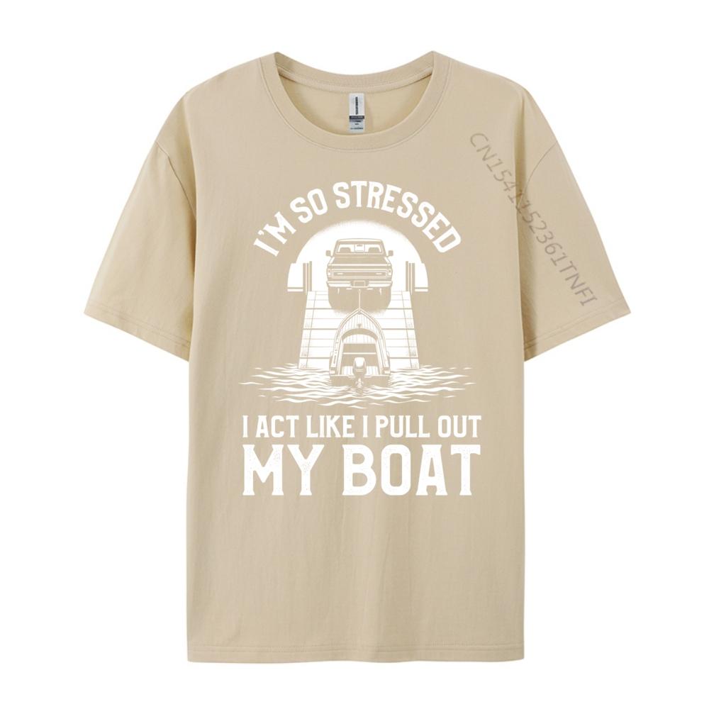 Funny Boat Accessories For Men Captainboating Boat Captain Clothing High Quality Graphic Tee Shirt Casual