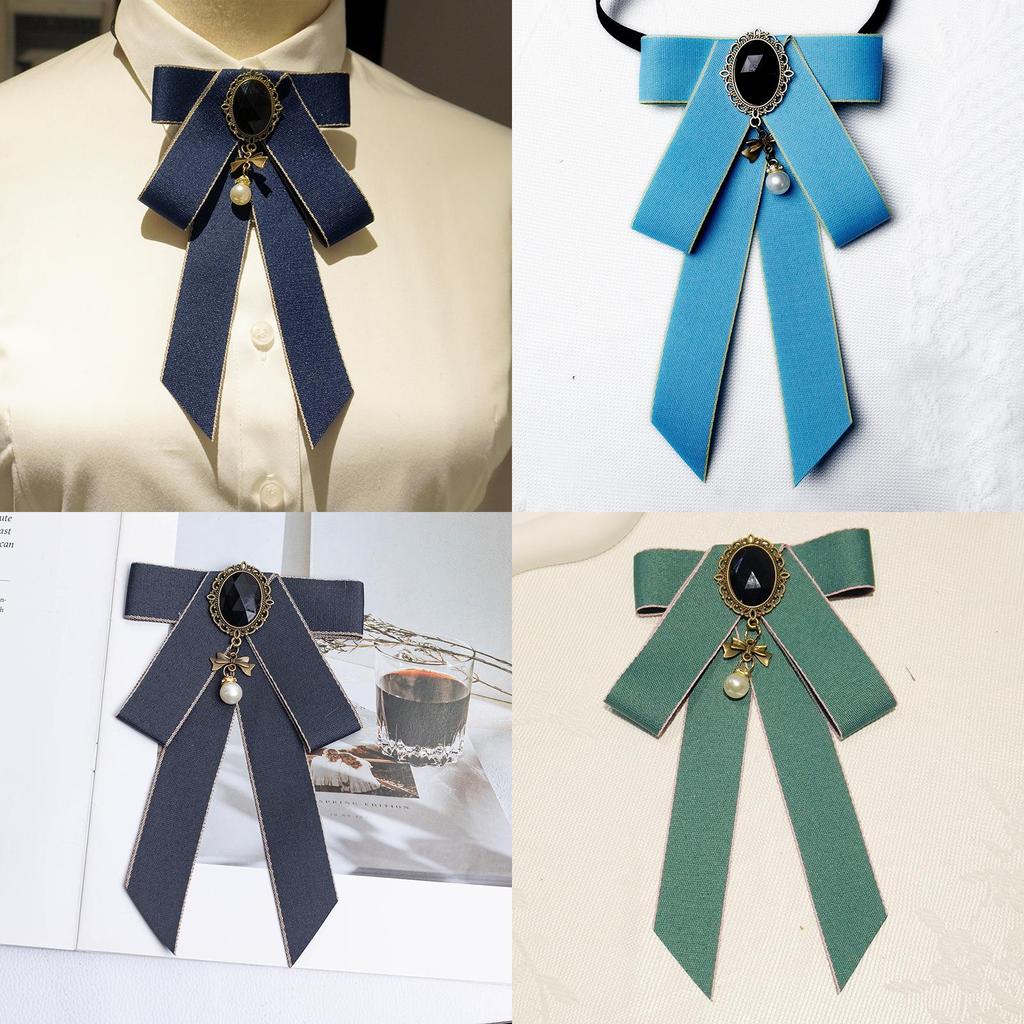 Girls Fashion Collar Tie With Alloy Material For Office And Party Wear