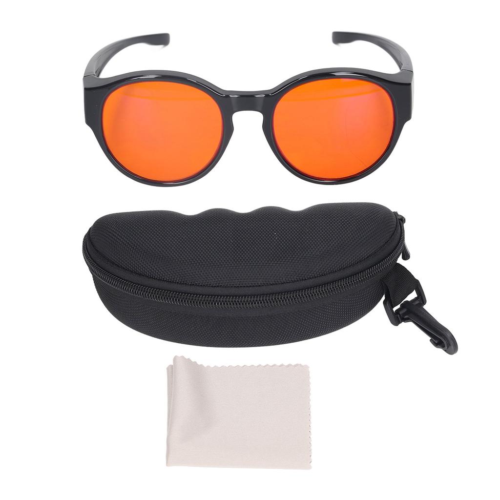 Briller som blokkerer blått lys 400–500 nm Antistråling UV-bestandige Datamaskinspillbriller for lesing Runde briller