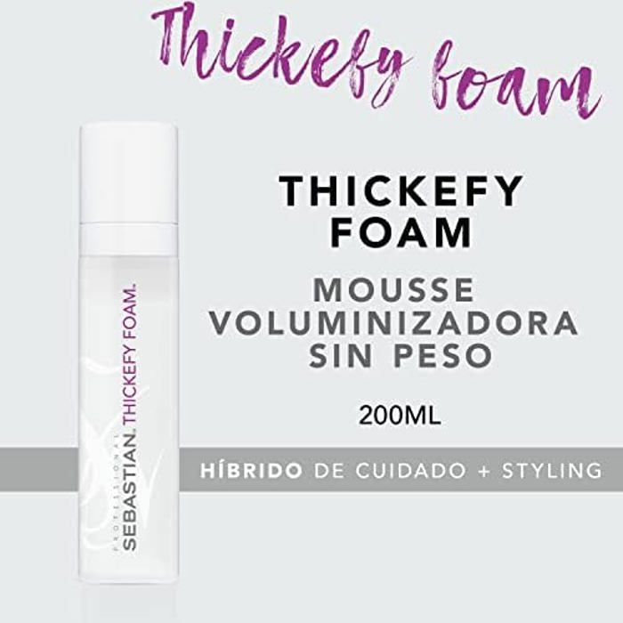 Mousse coiffante - SEBASTIAN - THICKEFY Foam - 190 ML - Unique - Mixte - Adulte