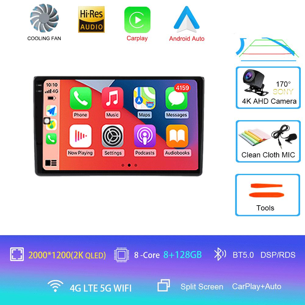 Android 14 Car Radio Wireless Carplay Android Auto For Wuling Hongguang 2025 Multimedia GPS Player Head Unit No 2 Din 2din Dvd