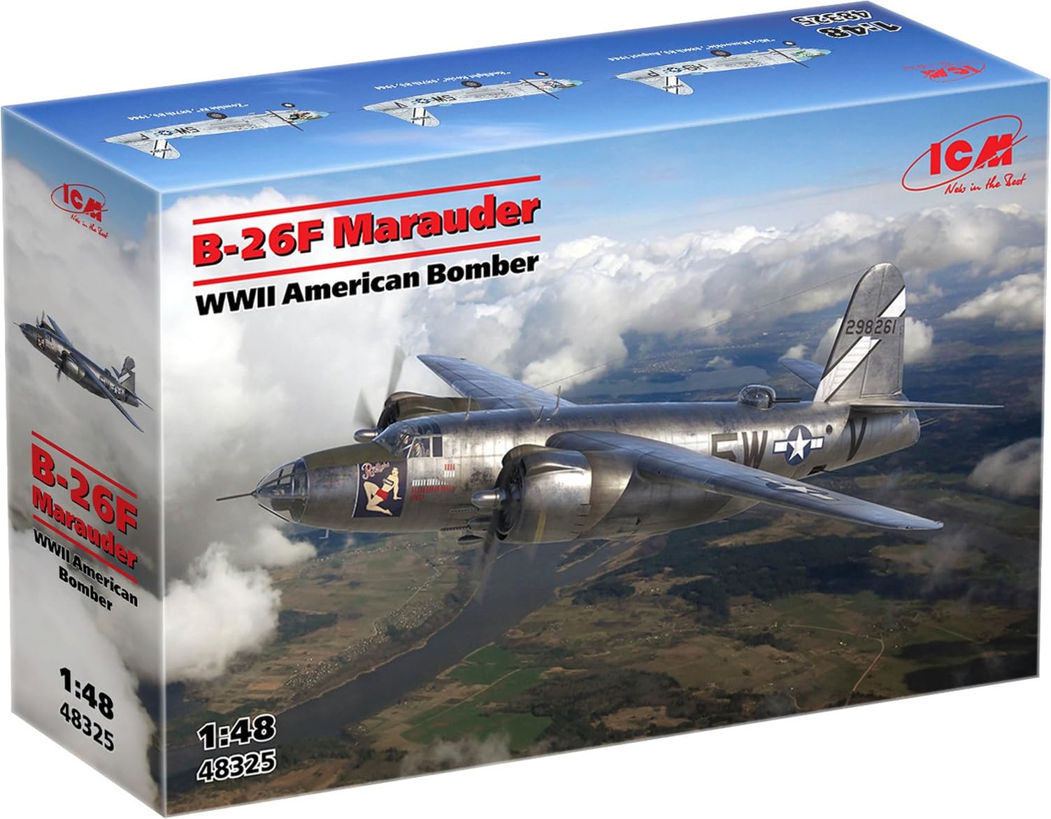 

ICM scale American Marauder plastic model kit 48325 1/48 B-26F (aircraft)