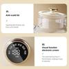 1L Multifunctional Electric Kettle All Glass Split Health Pot Household Hot Water Bottle Stew Pot Small Office Tea Maker
