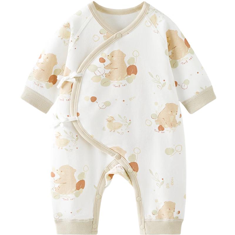 TONGTAI Newborn Pure Cotton Butterfly Kimono Romper 59