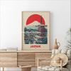 Tokyo Street Cherry Blossom Tourism Canvas Print Poster Japan Mount Fuji Sunrise Landscape Pagoda Wall Art Poster for Home Decor