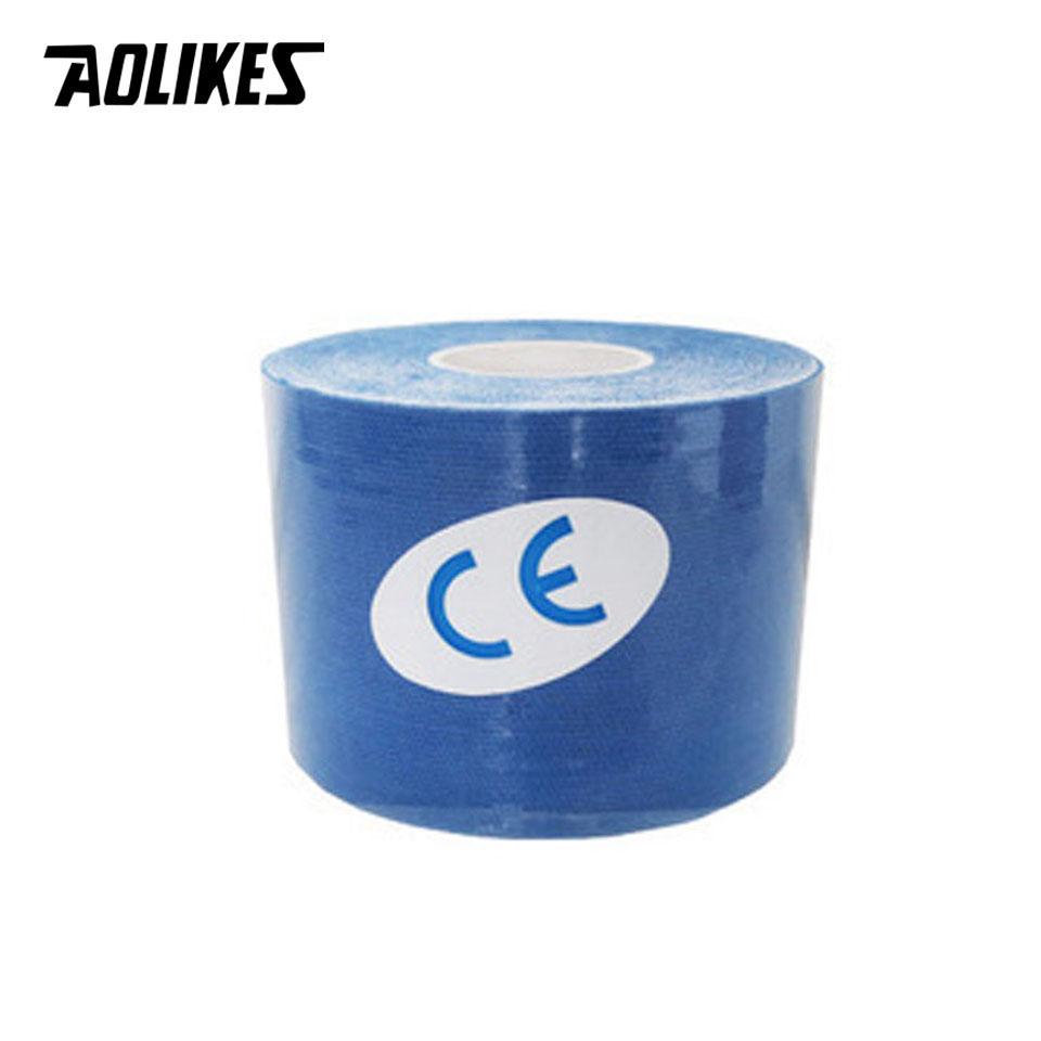Aolikes 2 Size Kinesiology Tape Breathable Waterproof Sports Tape for Knee Muscle Pain Relief Athletic Recovery