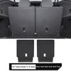 For Tesla Model YL 6-Seater Rear Trunk Mat Leather Full Coverage Cargo Liner Anti Dirty Mat Seat Backrest Protective Pad Cover