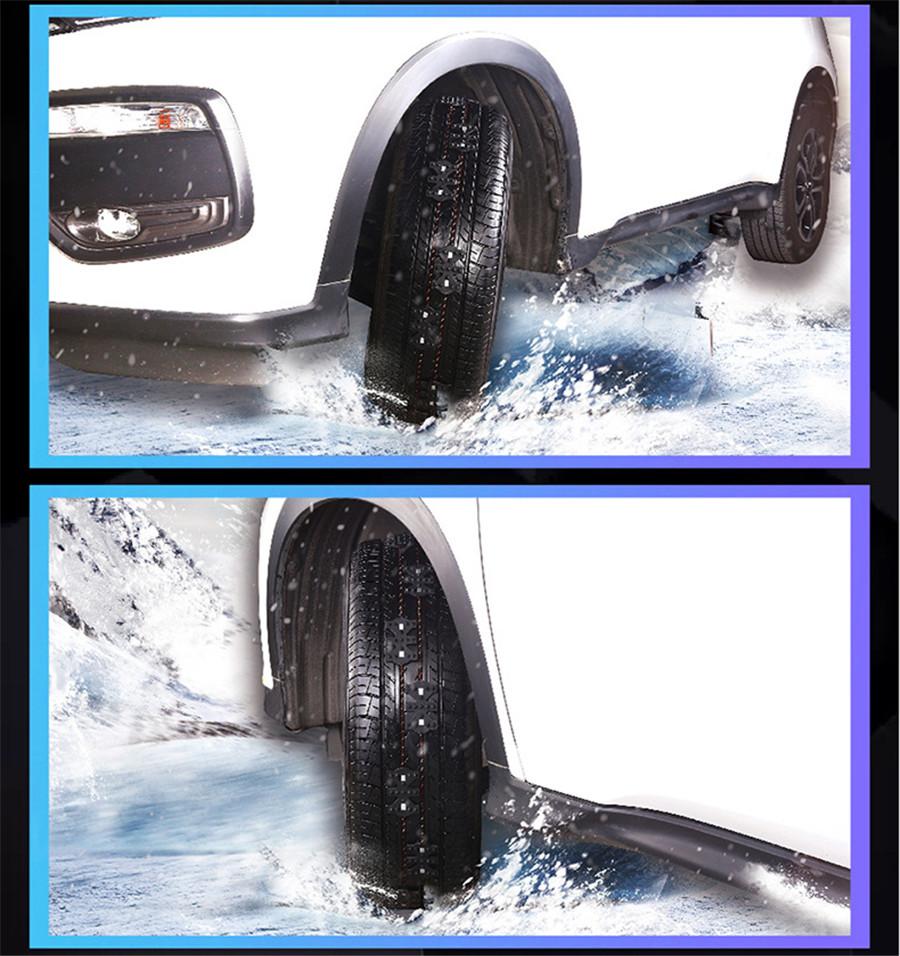 4PCS Universal Vehicles Winter Truck Car Snow Widened Tire Chain Anti-skid Belt