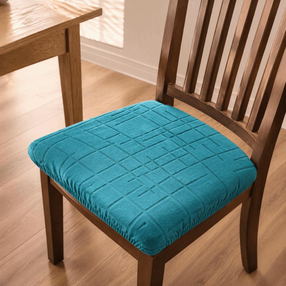 Anti-dirty Jacquard Chair Slipcover Soft Seat Cover Modern Seat Protector Restaurant