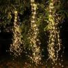 Christmas String Lights LED Twinkle Home Decor Waterfall Christmas Tree Vine Lights For Living Room Party Fences Railings Yard