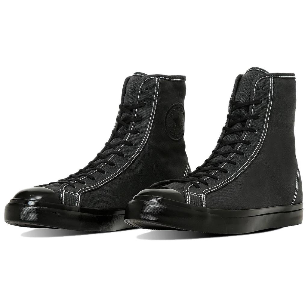 Converse All Star Aged Versatile Comfortable Durable High-Top Canvas Sneakers Unisex sneakers Black 31315911