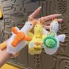 Cute Plush Pull-String Duck Charm Set