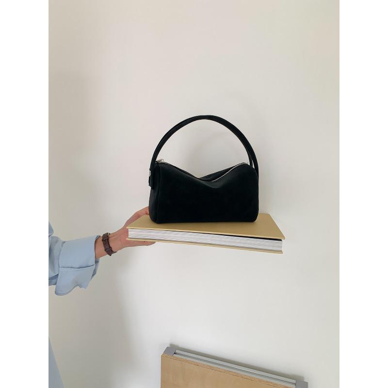 Herbst und Winter neue Kissen-Tasche einfarbig kleine Handtasche vielseitig Wildleder Messenger kleine quadratische Tasche