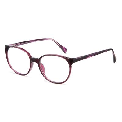 Cyxus Blue Light Blocking Boston UV Unisex Glasses, Non-Prescription, Frame, Protection, Stylish, (8149T26 Purple)