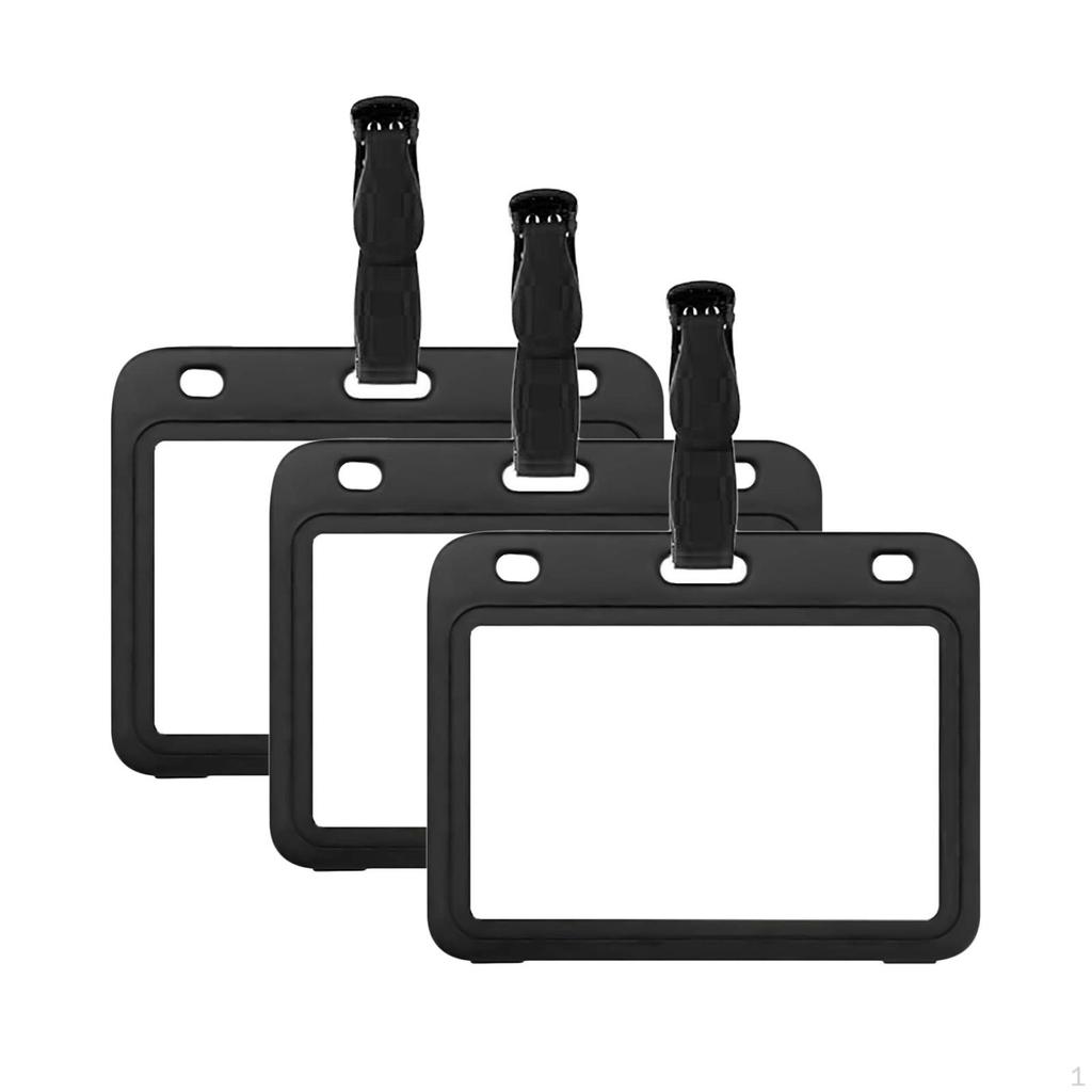 Card 4 X 3 Inches CDC Cards Badge Label Clear Holder Resealable Portable