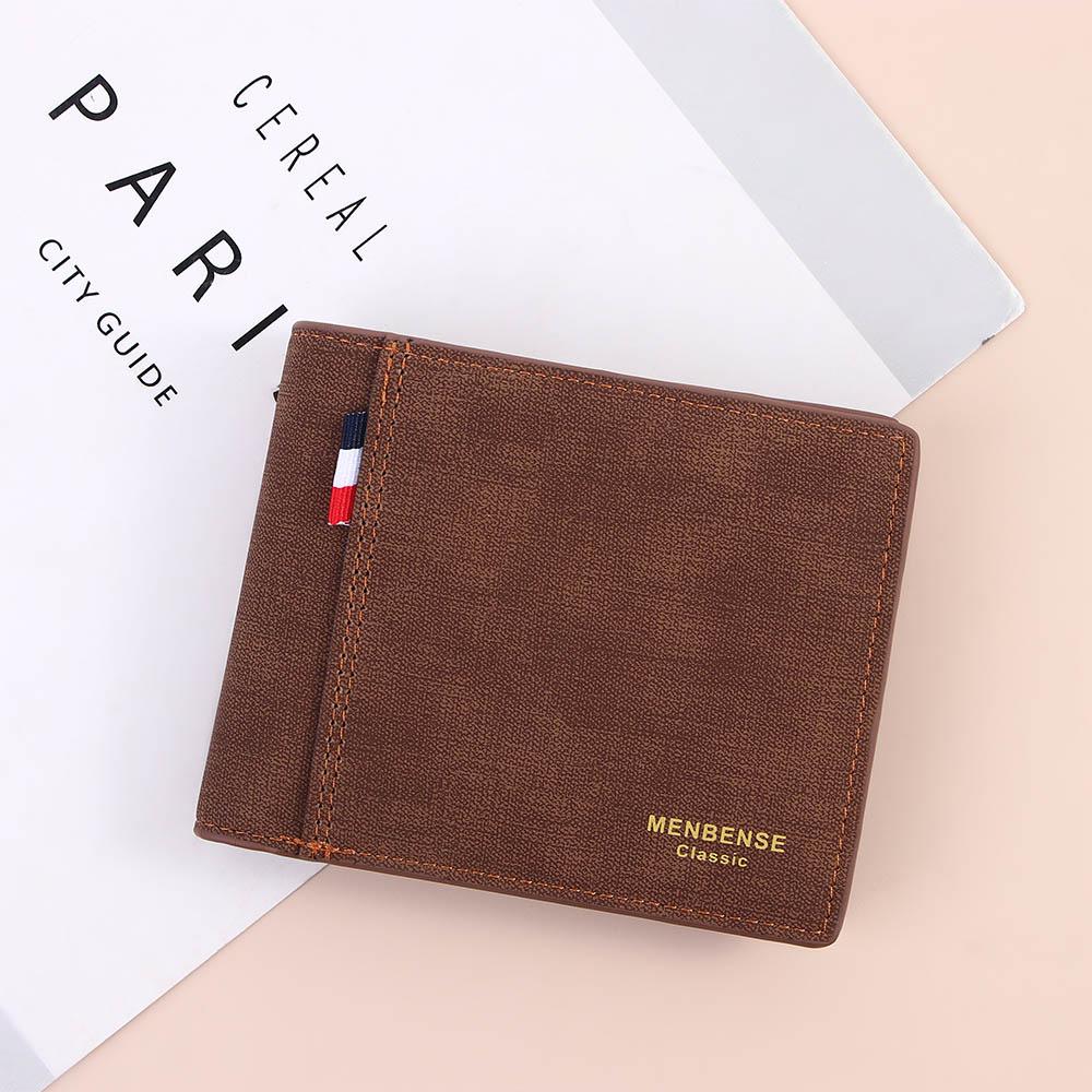 Multi Card Pockets Credit Card Clip Short Money Bag Business Card Holder Coin Purse Male Wallet