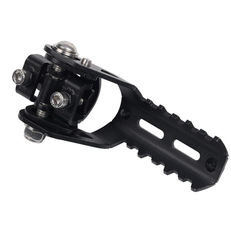 For BMW R1250GS R1200 GS Adventure LC 2013- Motorcycle Pair Front Foot Pegs Folding Footrests Clamps 20Mm-25Mm Pole Black