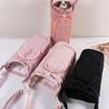 Stylish Water-resistant Water Bottle Holder Bag Large Capacity with Strap Insulating Cup Sleeve Portable Sling Purses for Women