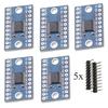 HiLetgo 5pcs TXS0108E High Speed Full Duplex 8 Way 8 Channel Level Conversion Module 8-Bit 8 CH Logic Level Bi-Directional Converter Module