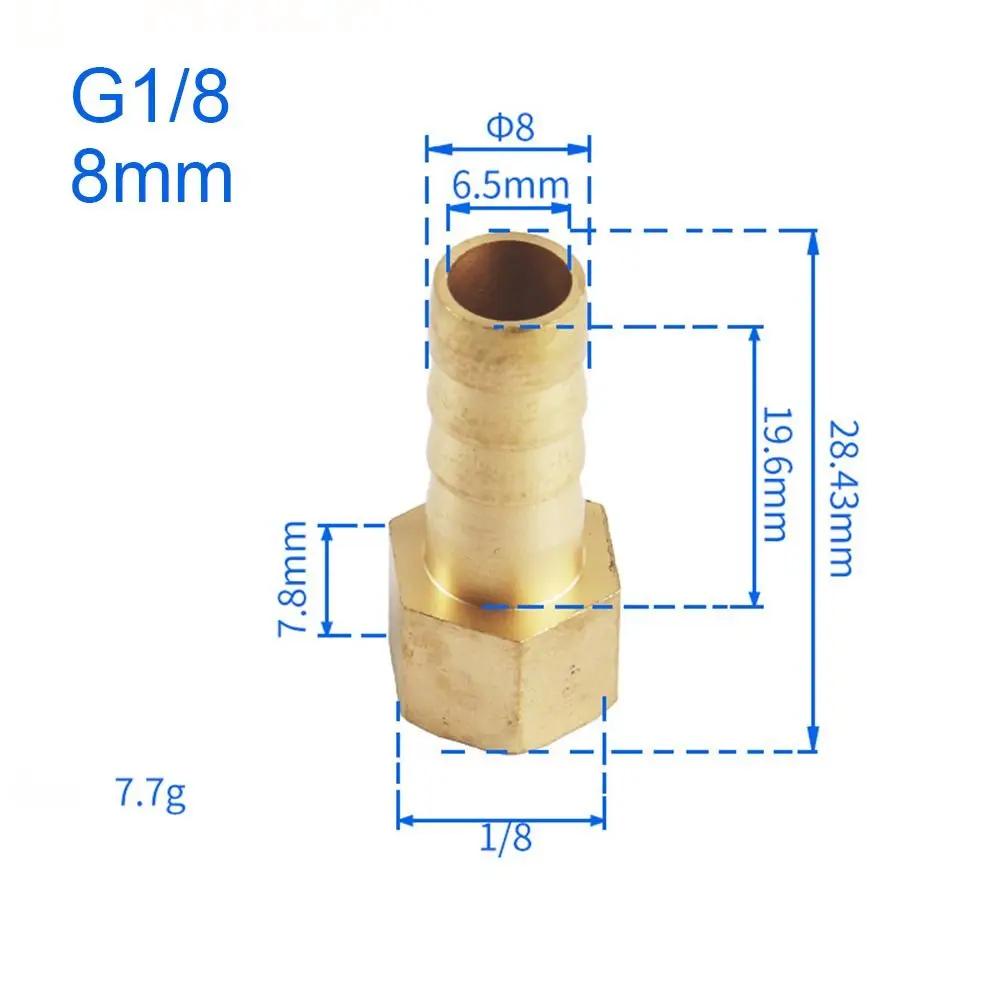 

Durable Pipe Fitting PCF Pipe Joint Tube Brass Hose Barb FeMale Thread 1/8 1/4 3/8 1/2 Coupler Connector Adapter PU PE Tube