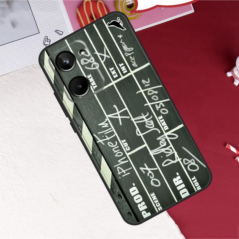 Clapper Board For Realme C75 C71 C55 C53 C67 C61 C33 C63 C51 C65 GT7 15 Pro 10 11 12 13 14 Pro Plus Case