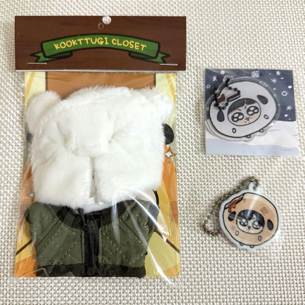 [USED] Jungkook Jungkook Dugi Plush Clothes 10cm Dugi Clothes Hotteok Shop