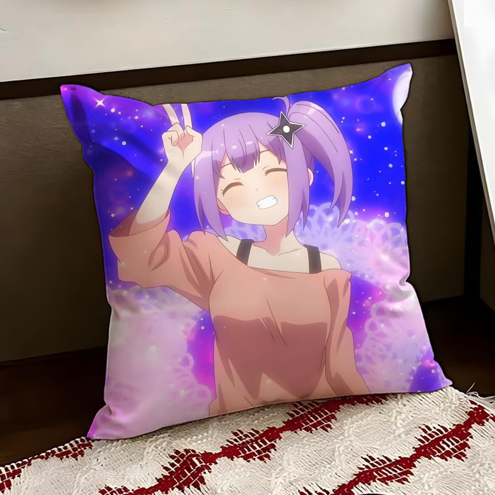 Ninja to Koroshiya no Futarigurashi 2 Cushion Cover Reversible Soft Durable Pillow Cover Home MultiScene Use for Daily Comfort