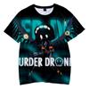 Murder Drones Anime Women Men's T-shirts Graphic Shirt Cartoon Printed O-Neck Oversized Short Sleeves Fashion Mens Clothing Streetwear