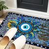 The Turkish Evil Eye Office Rug Chair Mat, Entryway Carpet, Suitable for Front Door, Bedroom, Living Room, Desk, Holiday Gift