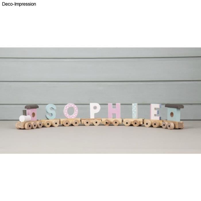 Lettres en bois - RAYHER - O - 5x1cm - Marron