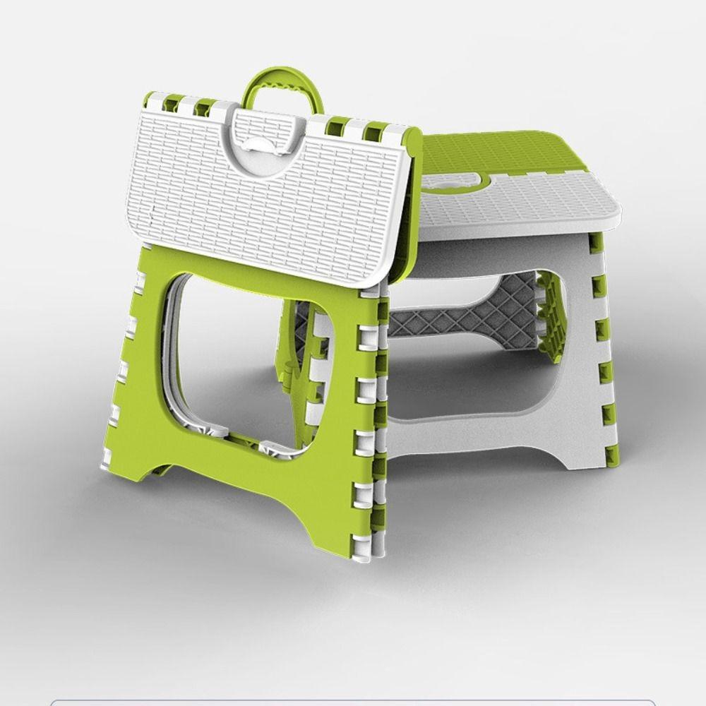 Thickened Bathroom Chair Plastic Step Stool New Folding Small Stool Outdoor