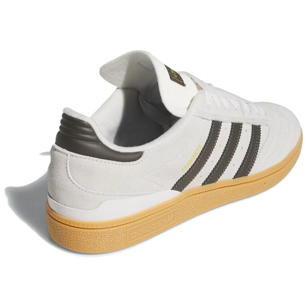 Adidas Busenitz Pro Crystal White Olive Gum Men Sneakers Cream Shadow-Olive IF4617