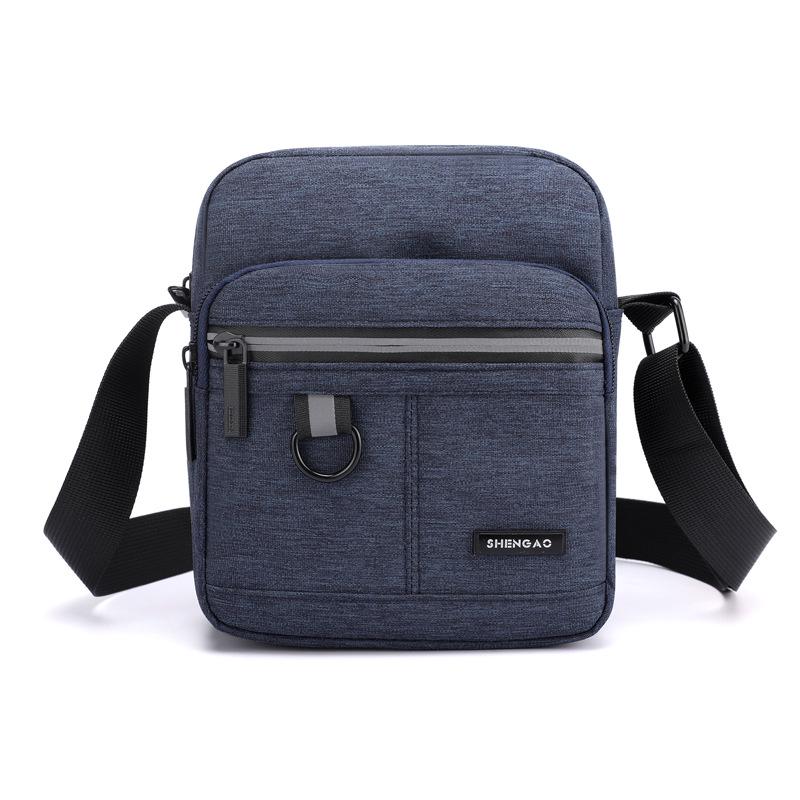 Men's Oxford Cloth Shoulder Messenger Bag, Casual Canvas Backpack, Small Phone Bag,