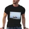 MV Clansman Arriving at Tiree T-Shirt Large Size Casual Tee Shirt